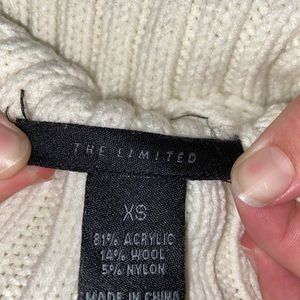 Cream Sweater with beaded detailing